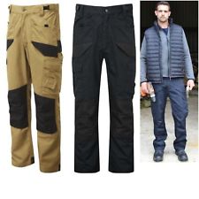 Tuffstuff Elite Work Trousers In Black And Stone (727)