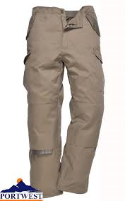 Combat Work Trousers With Back Elasticated Waist (C703) CLEARANCE