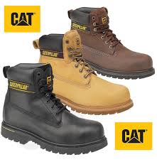 Caterpillar Leather Steel Toe Cap Safety Boots SB (CT001ABN) CLEARANCE