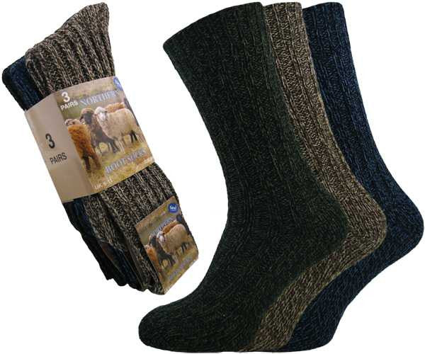 Chunky Knitted Wool All-Terrain Short Boot Socks