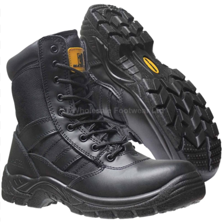 Military zip 2025 up boots