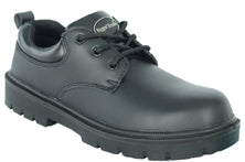 Rugged Terrain Black Leather Gibson Safety Shoe S3 (RT417)  CLEARANCE