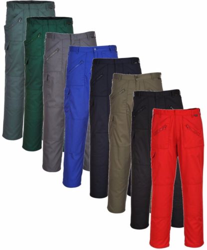 Action Zip Pocket Work Trousers In Many Colours (S887) CLEARANCE