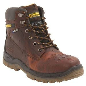 Dewalt Leather Waterproof Steel Toe Cap Safety Boots S3 (Titanium) CLEARANCE