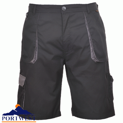 Portwest Texo Contrast Shorts With Elasticated Waist (TX14)