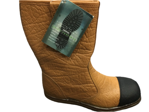 Samson Footsure  Tan Leather Safety Steel Toe Cap Fur Lined Rigger Boots (FS77/FS78) CLEARANCE
