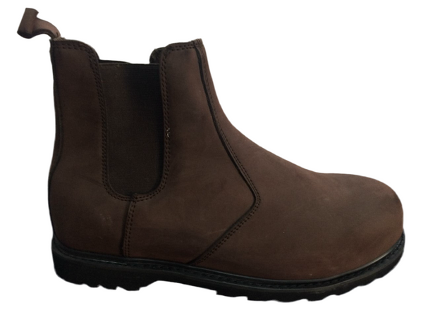 Storm Nubuck Leather Steel Toe Cap Safety Dealer Boot SB (WKL3)