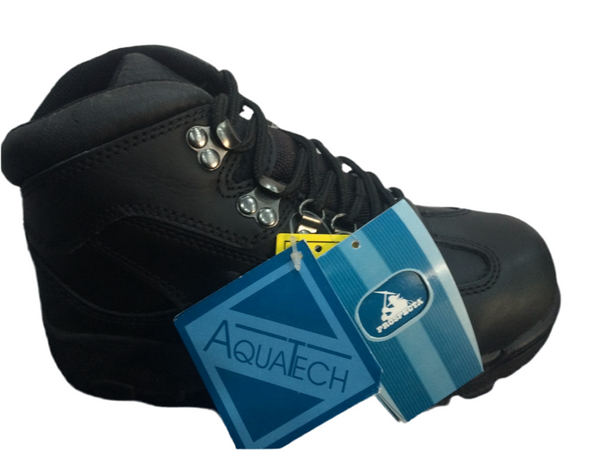 Prospecta Explorer Black Leather Steel Toe Cap Safety Boots