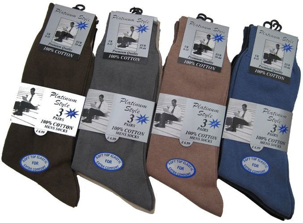 100 % Cotton Socks in assorted colours ( Price is for single one pair socks )