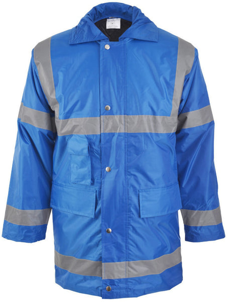 Blue Hivis Parka Jacket ( 102 ) CLEARANCE