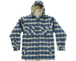 Penarth Hoody Warm Fleece Lined Padded Shirts  In 3 Colours (125)