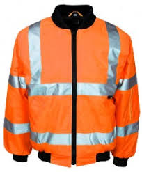 Hivis Padded Bomber Jackets Without Hood (13 Yellow/14 Orange) CLEARANCE