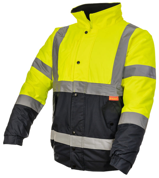 Two Tone Hivis Bomber Jackets (160/195) CLEARANCE