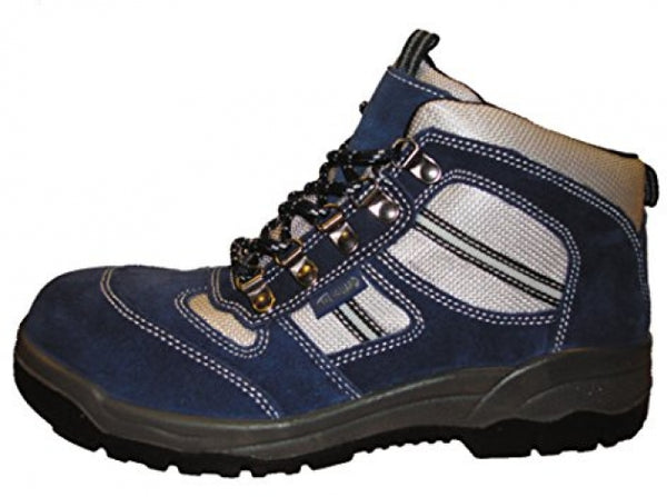 Toe-Guard Blue Suede Leather Steel Toe Cap Safety Boot SIP (166) CLEARANCE