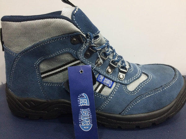 Toe-Guard Blue Suede Leather Steel Toe Cap Safety Boot SIP (166) CLEARANCE