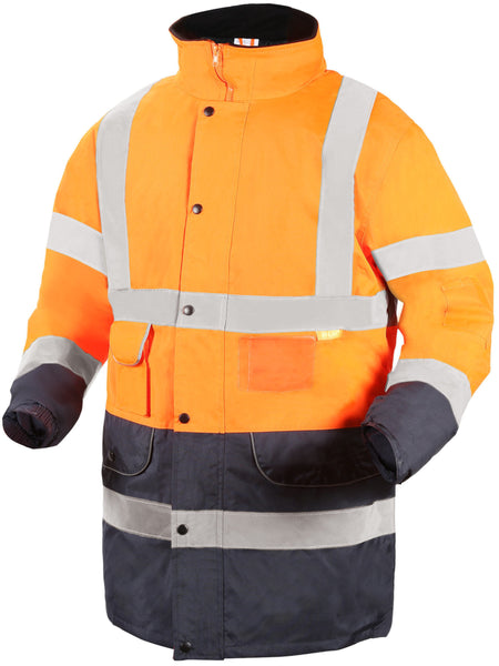 Superior   Orange & Navy Parka (EN20471) ( Item 202 )