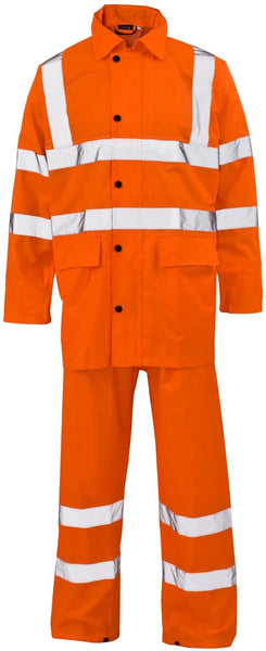 Hivis Waterproof Rain Suits  Jacket And Trouser (163 yellow / 219 Orange )