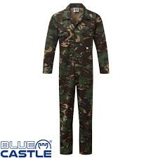 Green Camouflage Coveralls (334) CLEARANCE