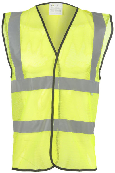 Yellow Mesh Hivis Waistcoat ( 58 )