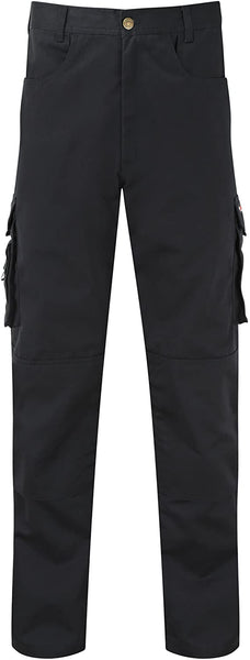 711 Tuffstuff Black Pro Work Trousers In 34 Inside Leg Length XT