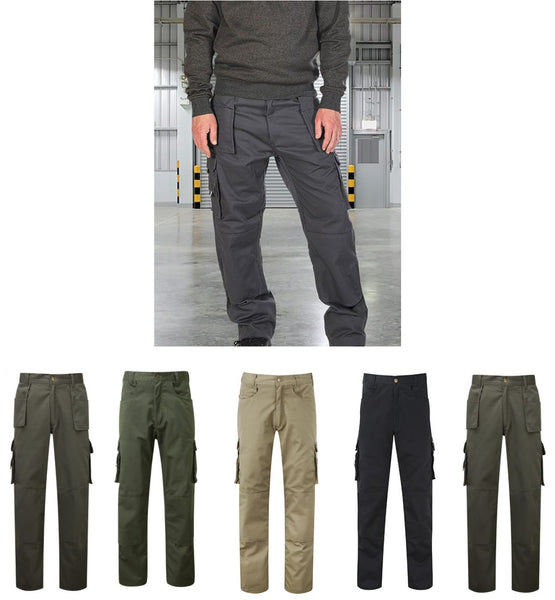 711 Tuffstuff Pro Work Trousers In 32.5 Inside Leg Length In 5 Colours