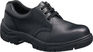 Toeguard Black Leather Steel Toe Cap Safety Shoes SBP (71) CLEARANCE