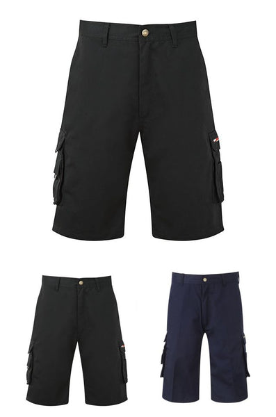 Tuffstuff Pro Cargo Style Work Shorts In Black/Navy (811) CLEARANCE
