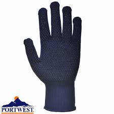Portwest Thermolite Navy Blue Polka Dot Gloves (A116)