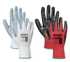 Portwest Work Flexo Grip Nitrile Gloves A319