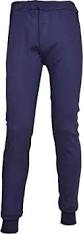 Navy Thermal Long Johns Trouser With Elasticated Waist (B121)
