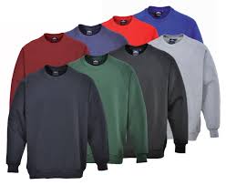 Roma Sweatshirts In Black, Grey, Navy, Bottle Green, Maroon (B300)