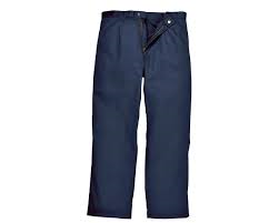 Bizweld Navy Flame Retardant Work Trousers (BIZ3) CLEARANCE