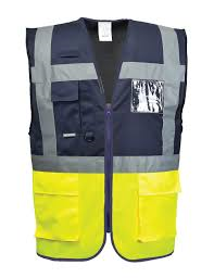 Paris Executive Hivis Vest With Pockets (C276)