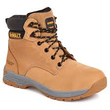 Dewalt Carbon Honey Nubuck Leather Steel Toe Cap Safety Boots SBP (Carbon) CLEARANCE