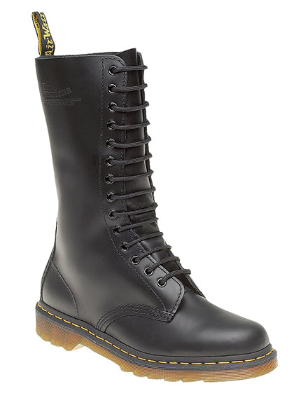 Dr Martens Black Smooth Leather Classic 14 Eyelet DM Boot (DM440A) CLEARANCE