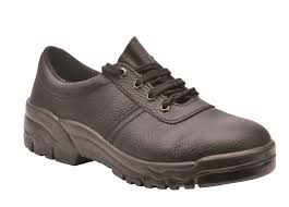 Steelite Black Leather Lightweight Steel Toe Cap Safety Shoes SIP (FW14)