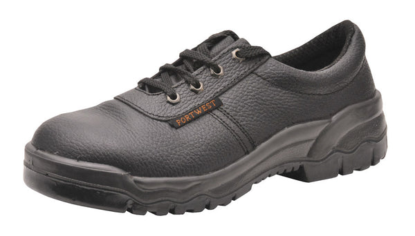 Steelite Black Leather Lightweight Steel Toe Cap Safety Shoes SIP (FW14)