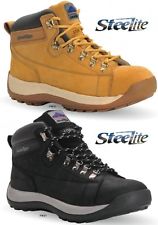 Steelite Nubuck Leather Steel Toe Cap Safety Trainer Boot SB (FW31)