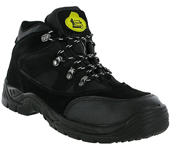 Tradesafe Suede Leather Steel Toe Cap Safety Trainer Boots SBP (Graham)