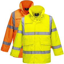 Superior Hi-Light Padded Hivis Parka Long Jacket (130/225/03 Yellow/188/233/152 Orange) CLEARANCE