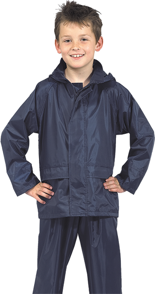 Portwest Junior/Youth Navy Water Proof Jacket (JN11)