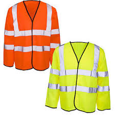 Hi-Vis Two Band & Brace Lightweight Jacket (40/41) CLEARANCE