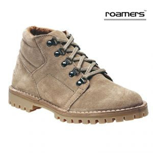 Roamers D Ring Taupe Suede Leather Desert Boots (M496TS)