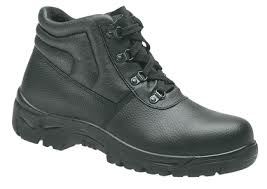 Grafters Black Leather Steel Toe Cap Safety Boots SIP (M5501PA)