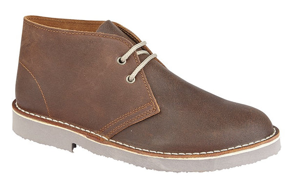 Roamers Distressed Suede Leather 2 Eyelet Desert Boots (M675A/B)