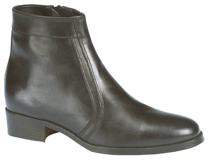 Scimitar Black Leather Side Zip Lightweight Boot (M727A)