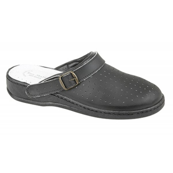 Hospital/Care Dek Leather Non-Safety Clogs/Sandals (M748A)  CLEARANCE