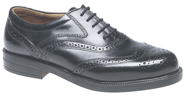Scimitar Wing Cap Brogue Oxford Leather Wide Fit Lace Shoes (M963A/B)