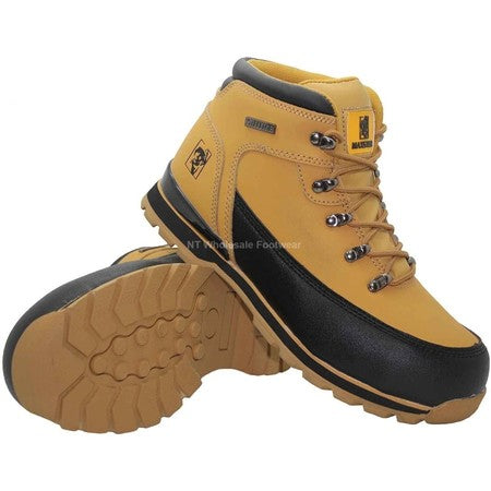 Maxsteel Lightweight Safety Boots With Steel Toecap SB in Black And Ho ...