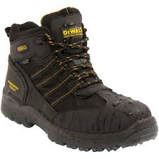 Dewalt Nickel Black Leather Steel Toe Cap Safety Boots S3 (Nickel) CLEARANCE